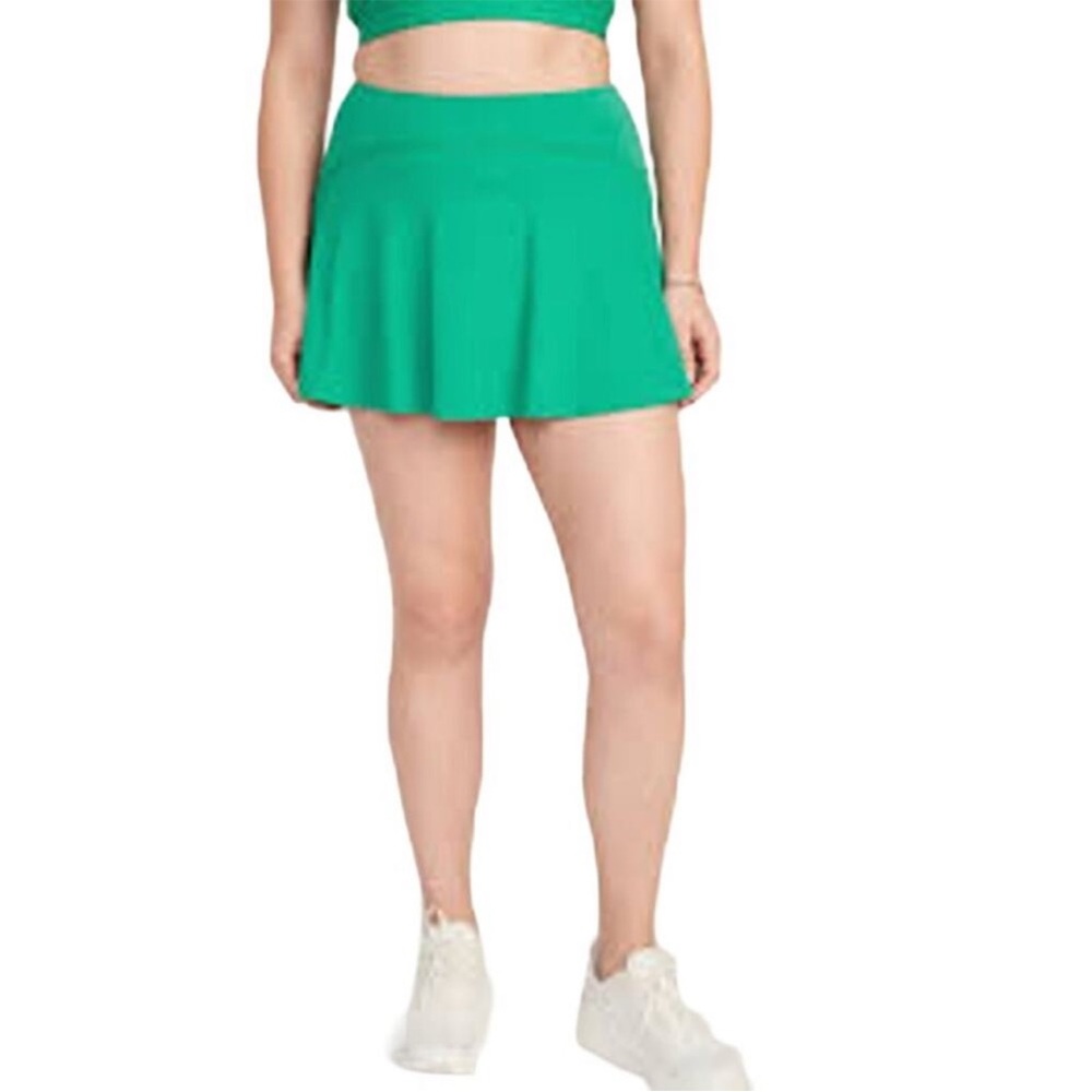 Old Navy Active PowerSoft Green Mini Skort